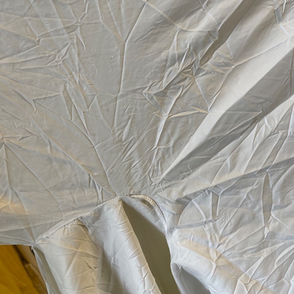 Marie Saint-Pierre designer. White versatile coverall. Light crumpled fabric. S - Picture 17 of 17